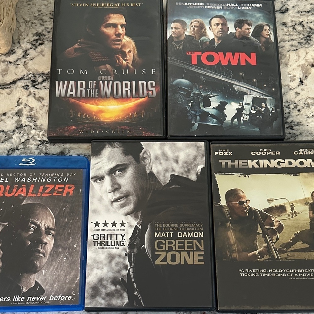 5 Action Movie DVD Collection🍿